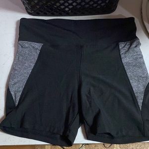 Medium black and grey athletic shorts